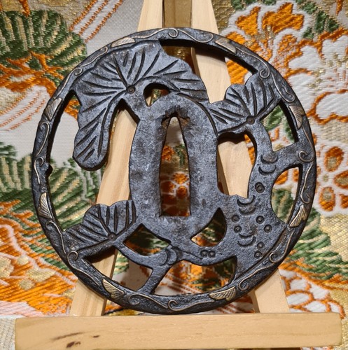 Tsuba heianjo inlets japanese - tsuba,