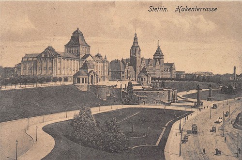 Stettin hakenterasse - ak,