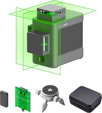 Selbstnivellierender 3D-Linienlaser | 360° Kreuzlinien | USB-C Aufladung