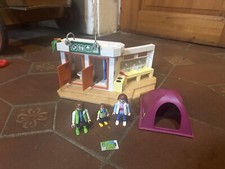 Playmobil Campingplatz Zelt Dusche Toilette Küche Waschanlage Zel