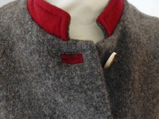 STAPF Wollwalk Jacke Gr 38 Schurwolle braun-meliert