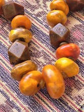 Antike Bernsteinkette, sog