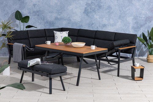 Eck lounge set sitzgruppe - set,
