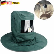 Sandstrahlhaube Maske Sandstrahler Anti Werkzeuge Helm Schutz Wind Schutzmaske