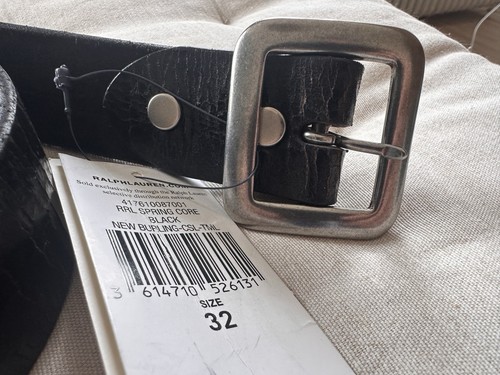 Rrl double gürtel schwarz - gürtel,