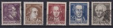 SBZ Sowjet. Besatzungszone 234 - 238 gestempelt