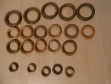 21 x Gardinenring Holz Ring für Gardinenstange