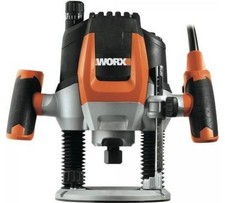 WORX WX15RT.2 Oberfräse 1.500 W Kantenfräse Set inkl. Fräser, Spannzange, uvm.