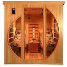 Massivholz Sauna Infrarot