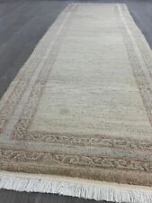 Top Nepal Orientteppich Perserteppich GEREINIGT 301cm x 83cm 10485