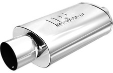 MagnaFlow Edelstahl Sport Endschalldämpfer 100mm Endrohr mit ABE! Typ 14818