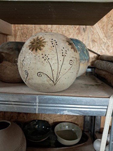 Getöpferte vase - getöpferte,
