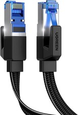 UGREEN Ethernet Kabel 20m, Cat 8 Internetkabel flach High-Speed 40Gbps 2000Mhz 
