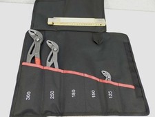 3x Knipex Cobra 125 - 250 - 300 mm  Wasserpumpenzange in Rolltasche