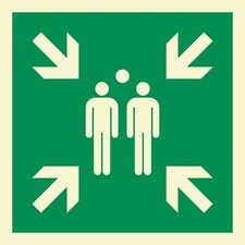 Sammelstelle Rettungszeichen