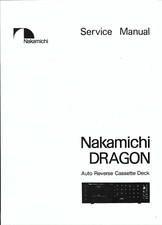 Nakamichi  Service Manual  für Dragon englisch  Copy