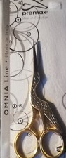 Premax Stickschere 115mm (4,5 Zoll) (Nähschere, Schneiderschere. Storchenschere)