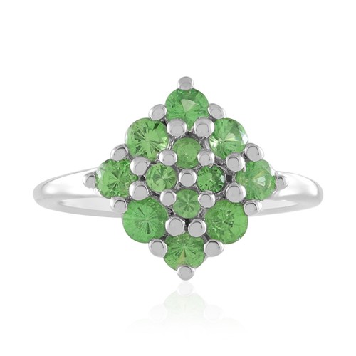 Tansanischer tsavorit sterling - tansanischer,