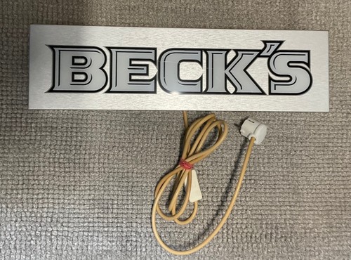 Beck reklame lampe - reklame, /