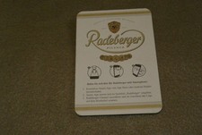 Bierdeckel ,  Radeberger Pilsner