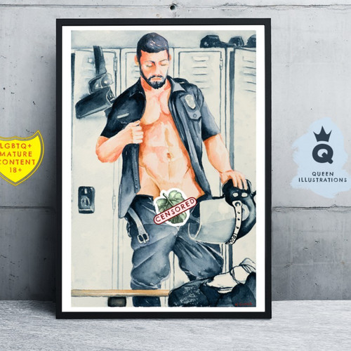 Polizei umkleidekabine - polizei,