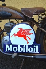 Emailschild MOBILOIL oil