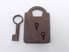 Altes Vorhängeschloss SBügelschloss  mit 1 Schlüssel Repro alt & rostig Deko