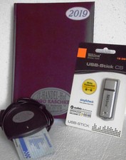 digit. LKW Fahrerk. auslesen, Lesegerät. +16-GB-Stick m. Softw.+ A5-Kal.2025