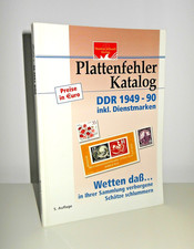 Briefmarken Plattenfehler-Katalog DDR 1949-1990 Thomas Schantl Verlag 5. Auflage