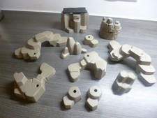 Playmobil Konvolut Felsen grau