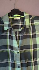 NEUw.!!! Street One Damen Bluse / Hemd Gr. 44 Grün Kariert
