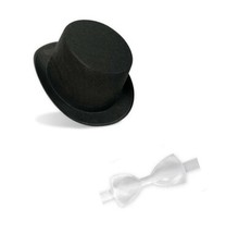 Zylinder mit Schleife im Set