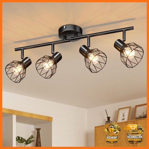 Led deckenleuchte flammig - deckenleuchte, 4-flammig