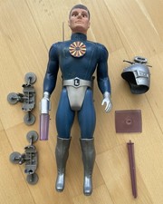 Mattel Matt Mason Captain Lazer Figur defekt mit Zubehör Vintage 70s