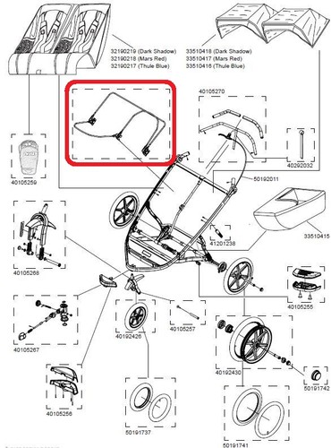 Thule sunshade frame single - thule,