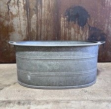 Alte kleine Zinkwanne ovale
