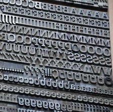 TECHNOTYP 13,5 mm Bleischrift Bleisatz Buchdruck Bleilettern Handsatz printing