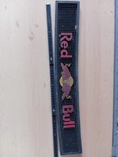 Dachbodenfund, Red Bull Abtropfmatte 58 cm X 9 cm. Gummimatte, Gebraucht,Sammler