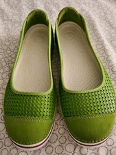 Crocs Ballerinas, Gr 40, grün, sportlich, selteneres Modell, sehr guter Zustand