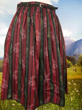 Alpen Trachten Rock rot