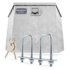 Alu-Transport-Box I Anhänger-Alu-Deichsel-Box-Kiste I Trapez 380x700x285x420 mm