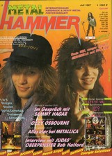Metal hammer ausgabe 1987 - hammer,