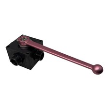 3-Wege Ventil Blockkugelhahn ST/POM/N PN 315 DN20S Stahl 315bar