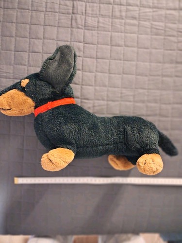 Vintage plüschhund dackel - plüschhund,