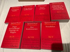 Sigmund Freud Studienausgabe Band 1, 4, 5, 6, 7, 8, 9 KONVOLUT (7 Bände)