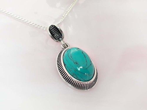 Türkis collier silber 925 - collier,