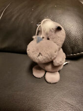 Nici Nashorn Nilpferd grau 11 cm Schlüsselanhänger