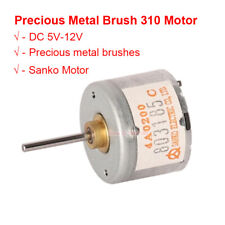 Mini 310 Motor DC 5V-12V 6000RPM Precious Metal Brush Long Shaft Toy Boat Model