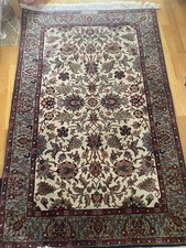 Echter Perserteppich Vintage 1980, Schurwolle, 1,90m x 1,20m, gebraucht