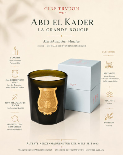 Trudon abd kader duftkerze - trudon,